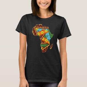 Camiseta Guay Africa Mapa Africanos Geografía Mundial F
