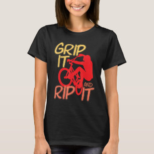 Camiseta Guay Agarra Bmx Y Rip It Bmx Montando Bmx Bike Bm
