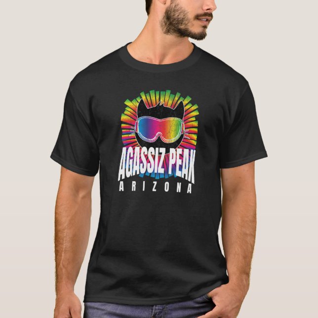 Camiseta Guay Agassiz Peak AZ Cute Kitty Cat Ski Goggles Ag (Anverso)