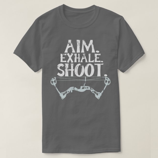 Camiseta Guay Aim Exhale Shoot Archer de papel de regalo Pr (Diseño del anverso)