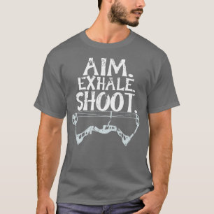 Camiseta Guay Aim Exhale Shoot Archer de papel de regalo Pr