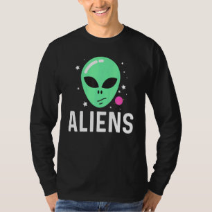 Camiseta Guay Alien Art Para Hombres Mujeres Cabeza Verde G