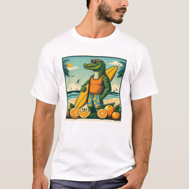 Camiseta Guay Alligator Surfs (Anverso)