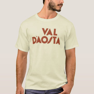 Camiseta Guay alpino retro: Tee de esquí vintage Val d'Aost