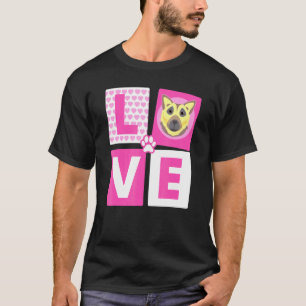 Camiseta Guay Ama Al Pastor Alemán Por El Perro