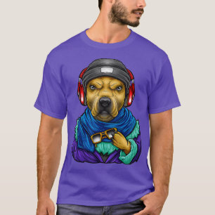 Camiseta Guay American Bulldog Hipster Music Lover EDM