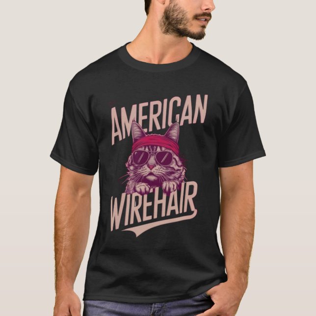 Camiseta Guay American Wirehair Cat (Anverso)