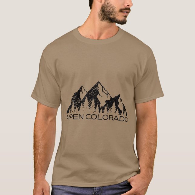 Camiseta Guay Aspen Colorado Mountain Souvenir (Anverso)