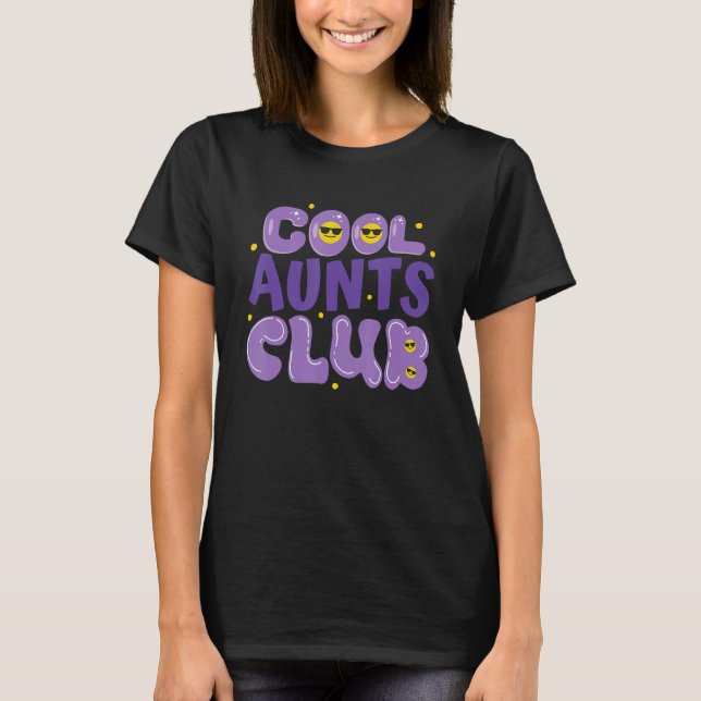 Camiseta Guay Aunts Club Mejor Tía De Divertida Tía Retro W (Anverso)