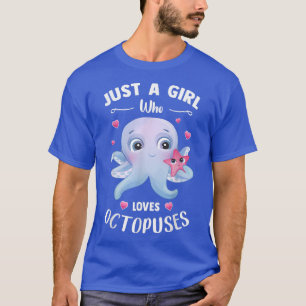 Camiseta Guay Baby Octopus Animal Tee Un Chica Que Ama