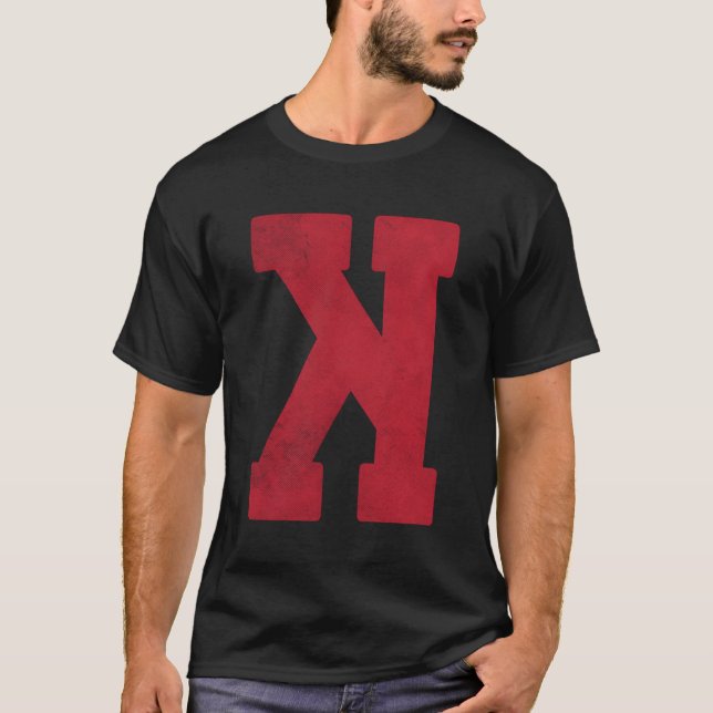 Camiseta Guay Backups K Strikeout con aspecto de béisbol (Anverso)