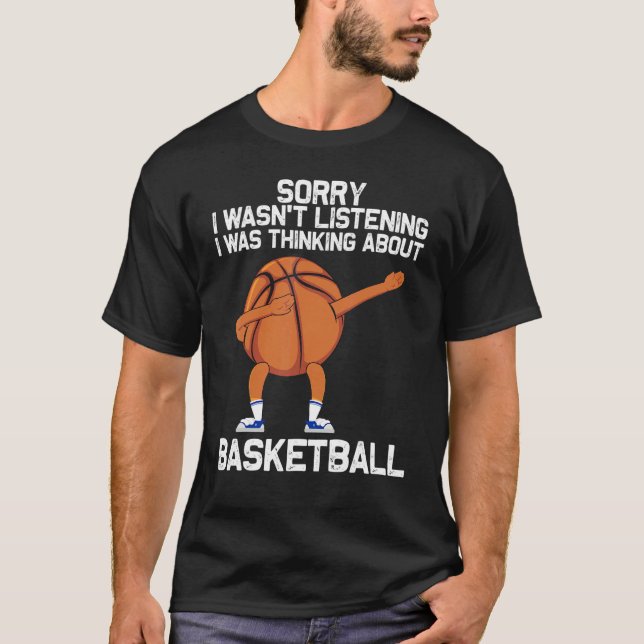Camiseta Guay Basketball Para Hombres Mujeres Dabbing Ball  (Anverso)