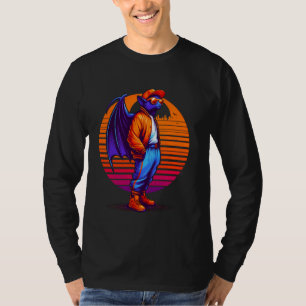 Camiseta Guay Bat Modern Urban Style Sunset Retro Art