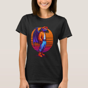 Camiseta Guay Bat Modern Urban Style Sunset Retro Art