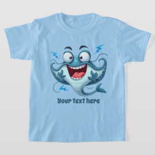 Camiseta Guay Beach agrega texto unisex niños stingray