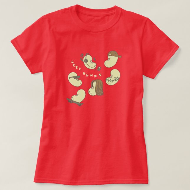 Camiseta Guay Beans Cuke Funny Word Pun Personalizado (Diseño del anverso)