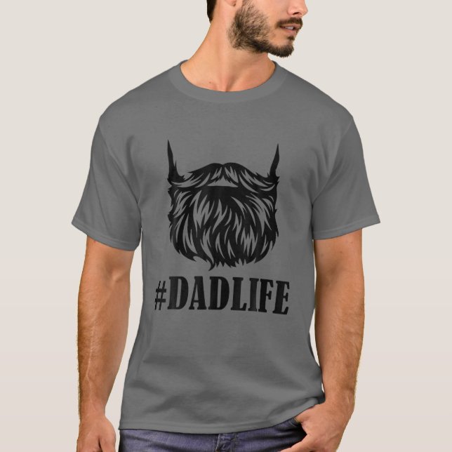 Camiseta Guay Beard Dad Life Funny Para El Día Del Padre (Anverso)