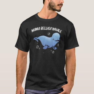 Camiseta Guay Beluga Ballena Para Mujeres Madre Orca Ballen