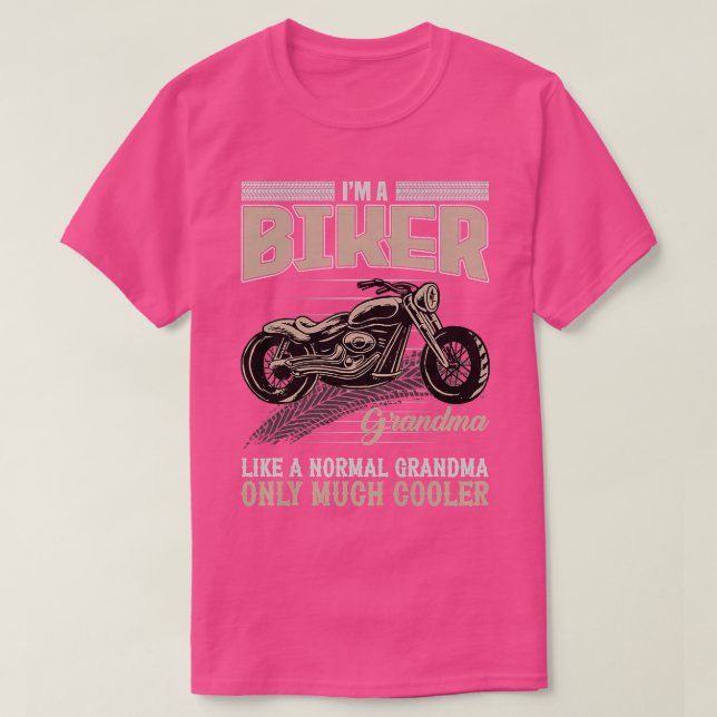 Camiseta Guay Biker Abuela Funny Biker Motorcycle R (Diseño del anverso)