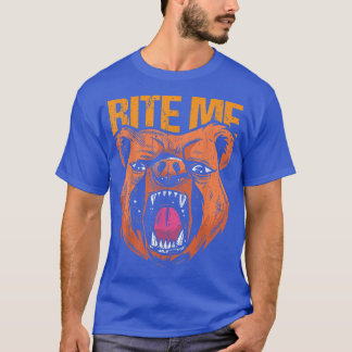 Camiseta Guay Bite me diseño oso amante y oso