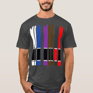 Camiseta Guay BJJ Jiu Jitsu Belts Gift Martial Arts Lover M
