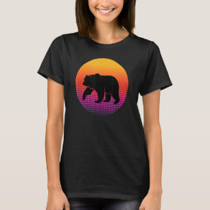 Camiseta Guay Black Bear Polar Bear Silhouette Animal en Su