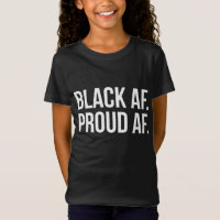 Guay Black History Month con White Text Black AF