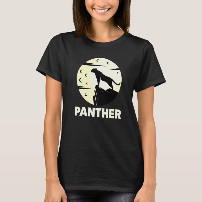 Camiseta Guay Black Wild Legend Panther Novedad gráfico Coo (Anverso)