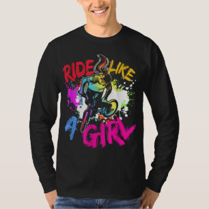 Camiseta Guay BMX Bike Splash Art BMX Rider Como Un Gir
