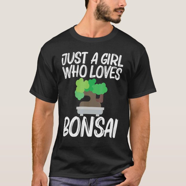 Camiseta Guay Bonsai Para Chicas Jardín De Plantas De Árbol (Anverso)