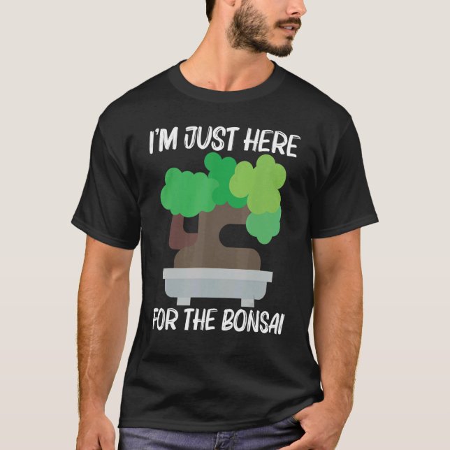 Camiseta Guay Bonsai Para Hombres Jardín De Plantas De Árbo (Anverso)