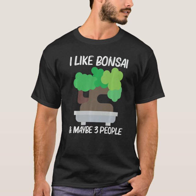 Camiseta Guay Bonsai Para Hombres Jardín De Plantas De Árbo (Anverso)