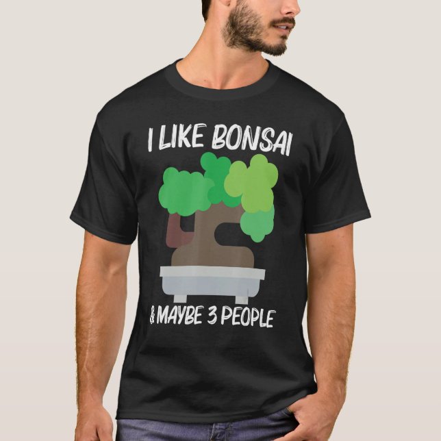 Camiseta Guay Bonsai Para Hombres Jardín De Plantas De Árbo (Anverso)