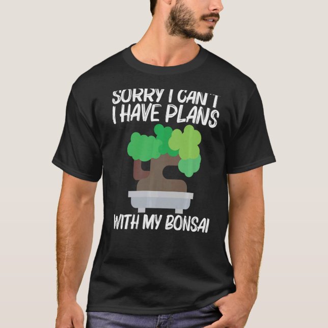 Camiseta Guay Bonsai Para Hombres Jardín De Plantas De Árbo (Anverso)