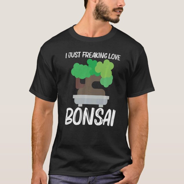 Camiseta Guay Bonsai Para Hombres Jardín De Plantas De Árbo (Anverso)