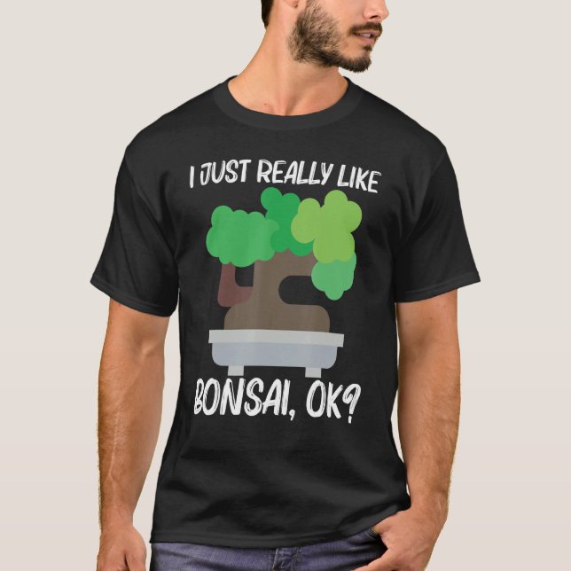 Camiseta Guay Bonsai Para Hombres Mujeres Jardín De Plantas (Anverso)