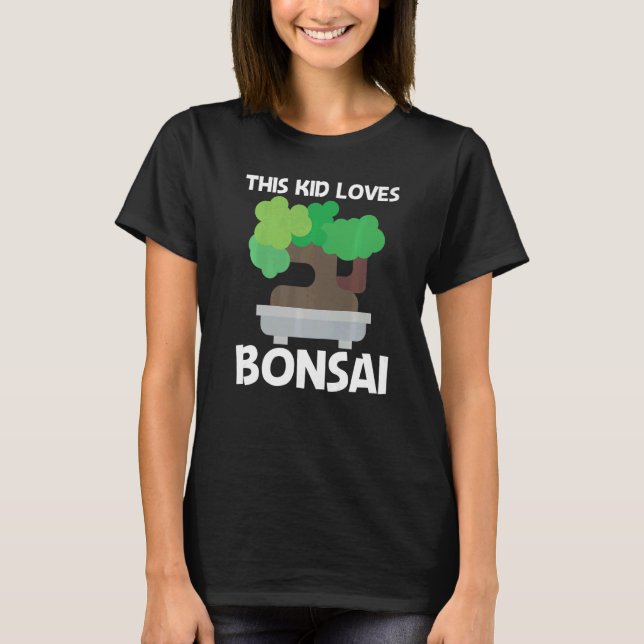 Camiseta Guay Bonsai Para Niños Jardín De Plantas De Árbol (Anverso)