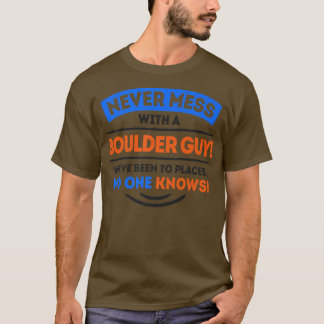 Camiseta Guay Boulder Statement Bouldering Rock Climbing Mo
