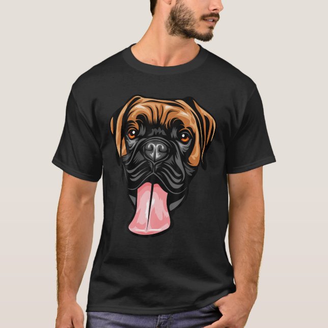 Camiseta Guay Boxer Dog Face (Anverso)