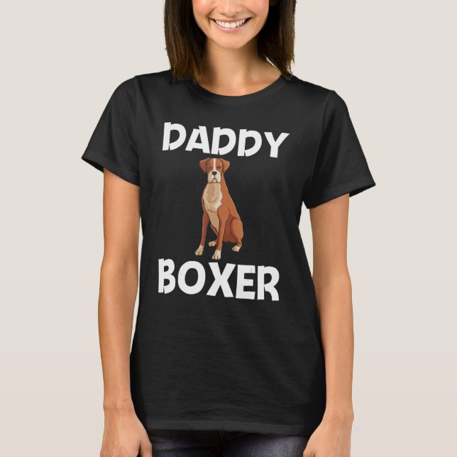 Camiseta Guay Boxer Dog Para Hombres Puppy Perro Dueño Del  (Anverso)