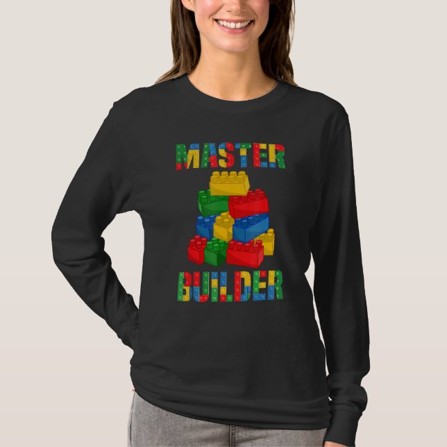 Camiseta Guay Brick Master Builder Bloques Hombres Chico (Anverso)