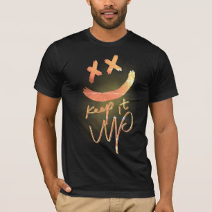 Camiseta Guay Brillante Gold Mantenerlo al día con la Emoji