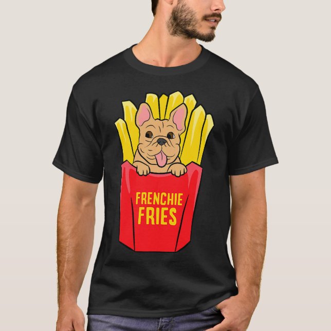 Camiseta Guay Bulldog francés Frenchie Fries (Anverso)