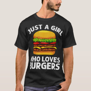 Camiseta Guay Burger Art Para Las Mujeres Chicas Hamburger 