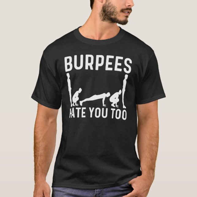 Camiseta Guay Burpee Para Hombres Mujeres Fitness Workout G (Anverso)