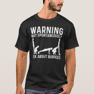Camiseta Guay Burpee Para Hombres Mujeres Fitness Workout G