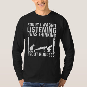 Camiseta Guay Burpee Para Hombres Mujeres Fitness Workout G