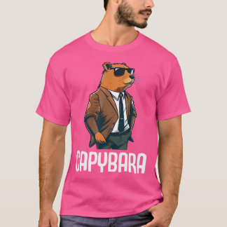Camiseta Guay Capybara Gafas de sol Cerdo de agua Sudaméric