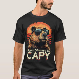 Camiseta Guay Capybara No se preocupe por ser capy lentes d