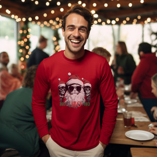 Camiseta "Guay Cat Claus Trio" Santa Cat Long Sleeve